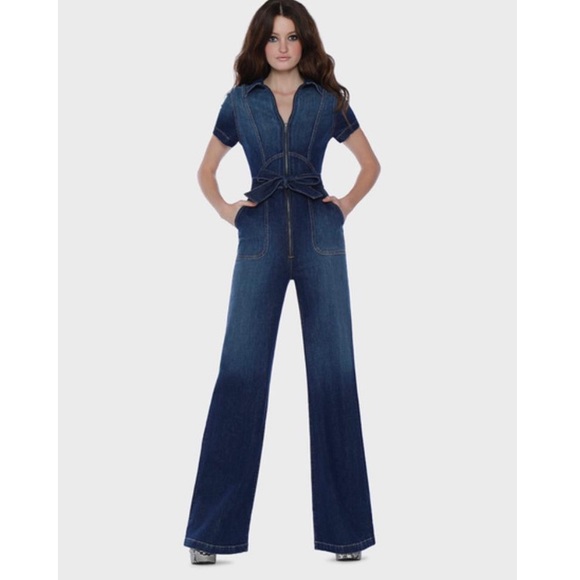 Alice + Olivia Gorgeous Wide Leg Jumpsuit - Picture 1 of 4